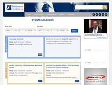 Tablet Screenshot of businesseventsja.com.jm